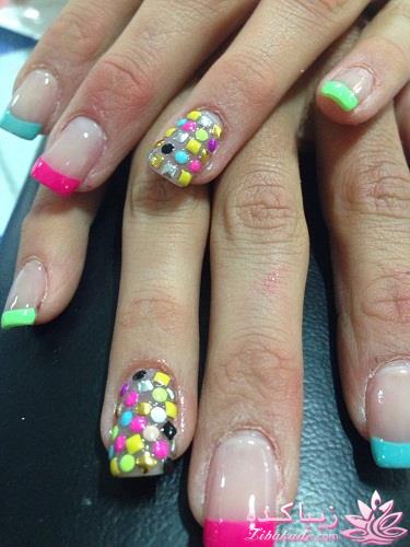 کاشت سه بعدی ناخن | انواع کاشت ناخن | طراحی ناخن